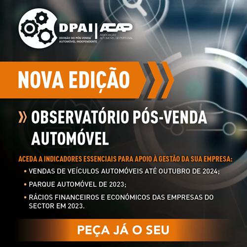 DPAI/ACAP lança nova edição do Observatório do Pós-Venda Automóvel